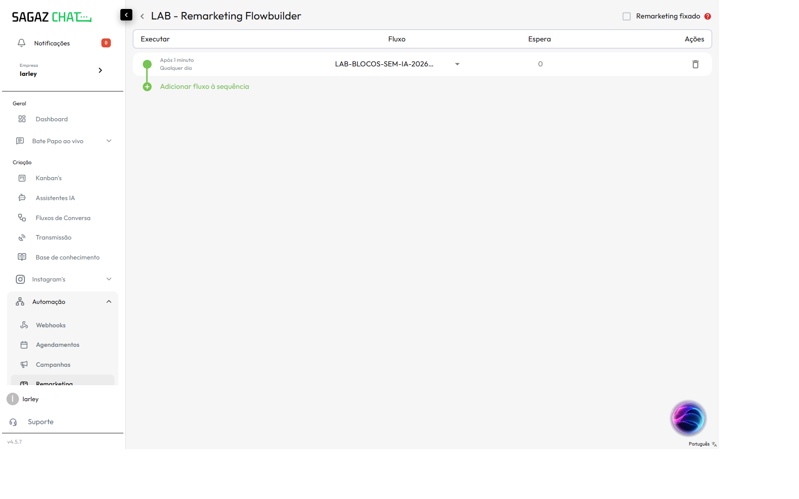 Editor de remarketing